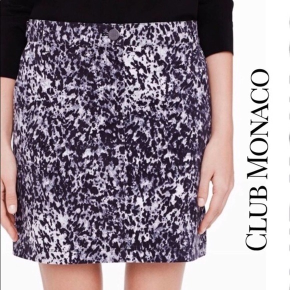 Club Monaco Dresses & Skirts - Club Monaco Brie Mini Skirt Black NWT Size 2